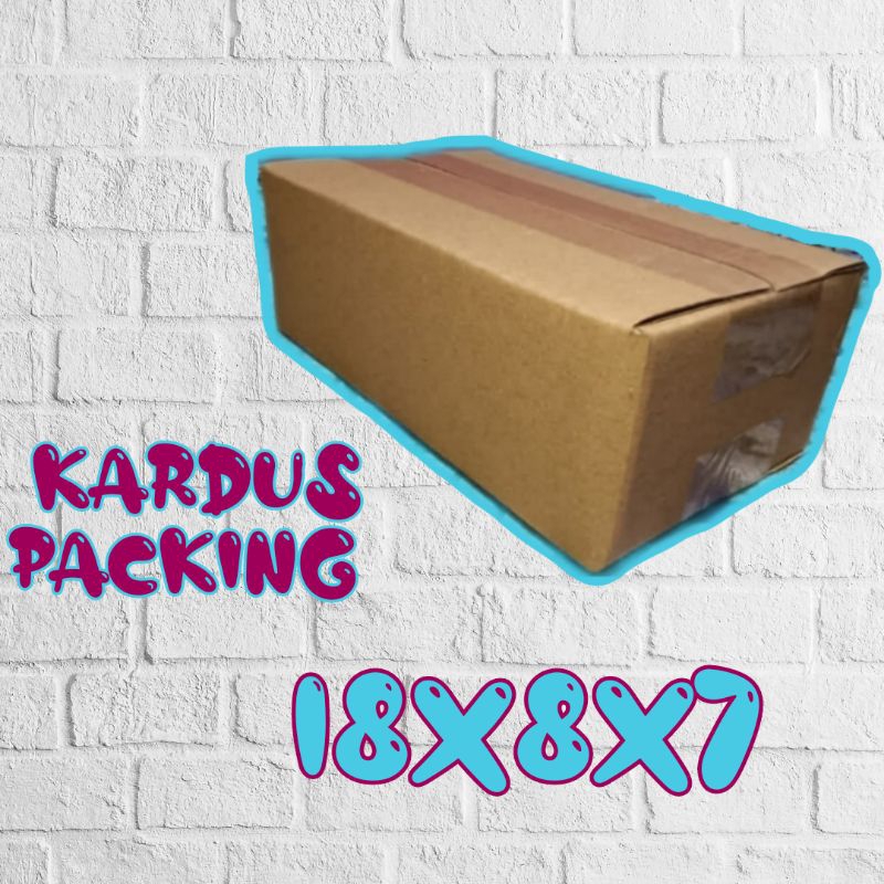 

kardus packing UK 18x8x7 kardus kecil kardus besar