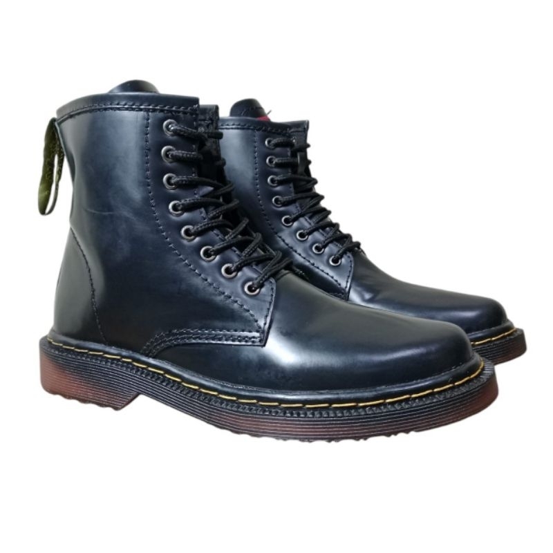 BANDUNG STORE ID - Sepatu Kulit Boots Pria Sepatu Underground Band Nongkrong Terbaru
