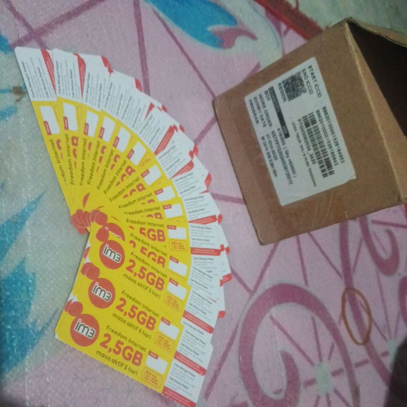 Voucher Indosat 2,5 Gb/ Hari