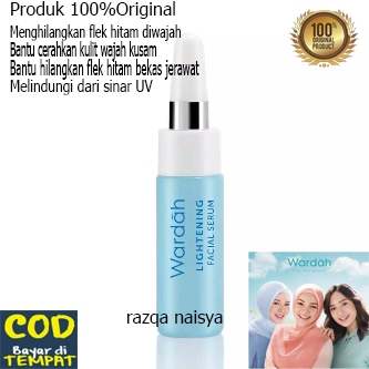 Serum Wardah Glowing Lightening / COD Serum Ampoule hilangkan noda hitam bekas jerawat