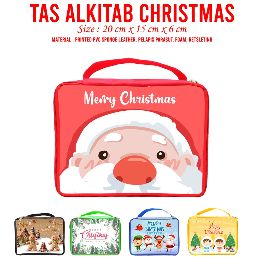 Souvenir Christmas Tas Alkitab Natal Bibble Bag Natal Sekolah Minggu Gereja