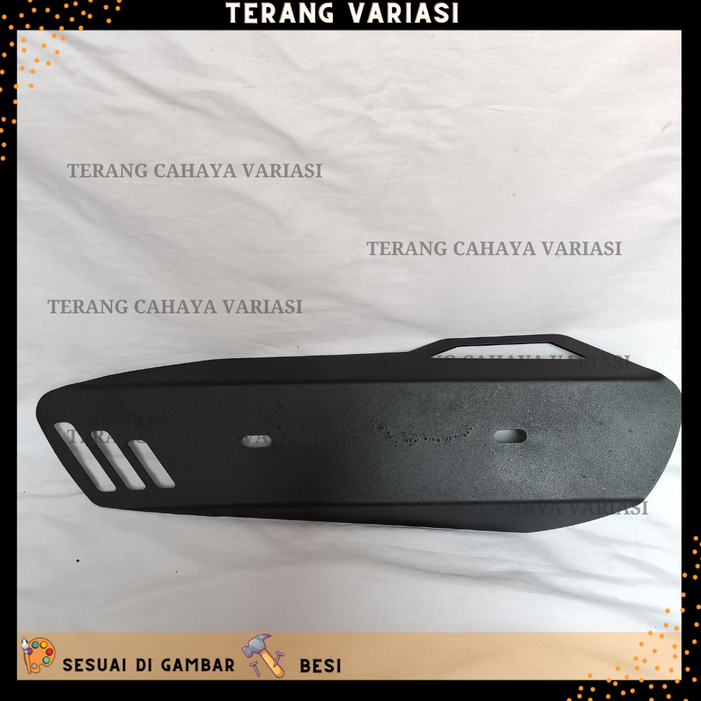 COVER KNALPOT TAMENG BESI ALL HONDA VARIO 150 VARIO 125 BAHAN BESI TEBAL
