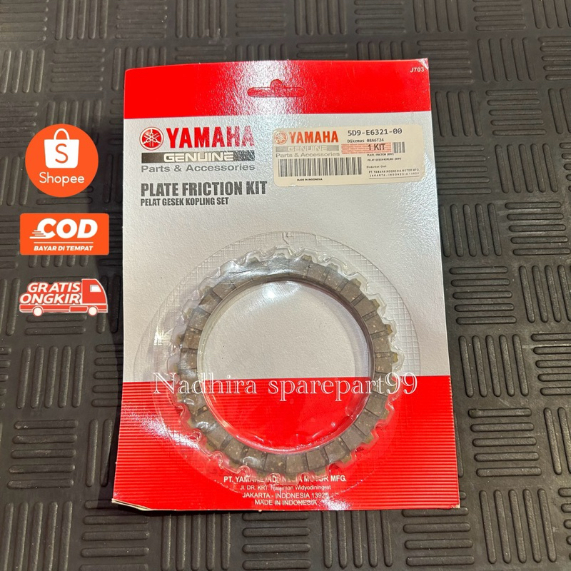 Plat kopling Yamaha Vega ZR Jupiter z new Jupiter z robot Kampas kopling 5D9