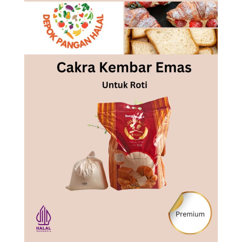 

Terigu Cakra Kembar Roti 1 kg (repack)