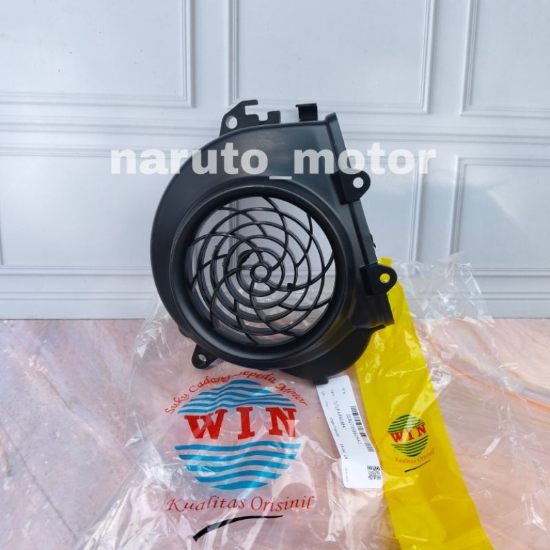 Win Cover Mesin Beat Karbu Scoopy Karbu Spacy Karbu Shroud Inlet Exhaust Merk Win
