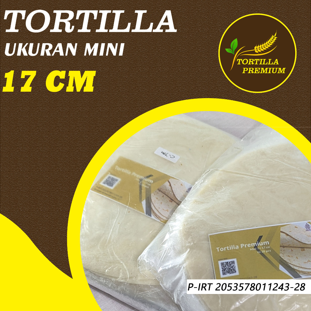

TORTILLA PREMIUM MINI Kulit Kebab Tortilla