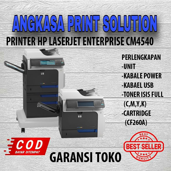 Fotocopy Hp Color LaserJet enterprise CM4540