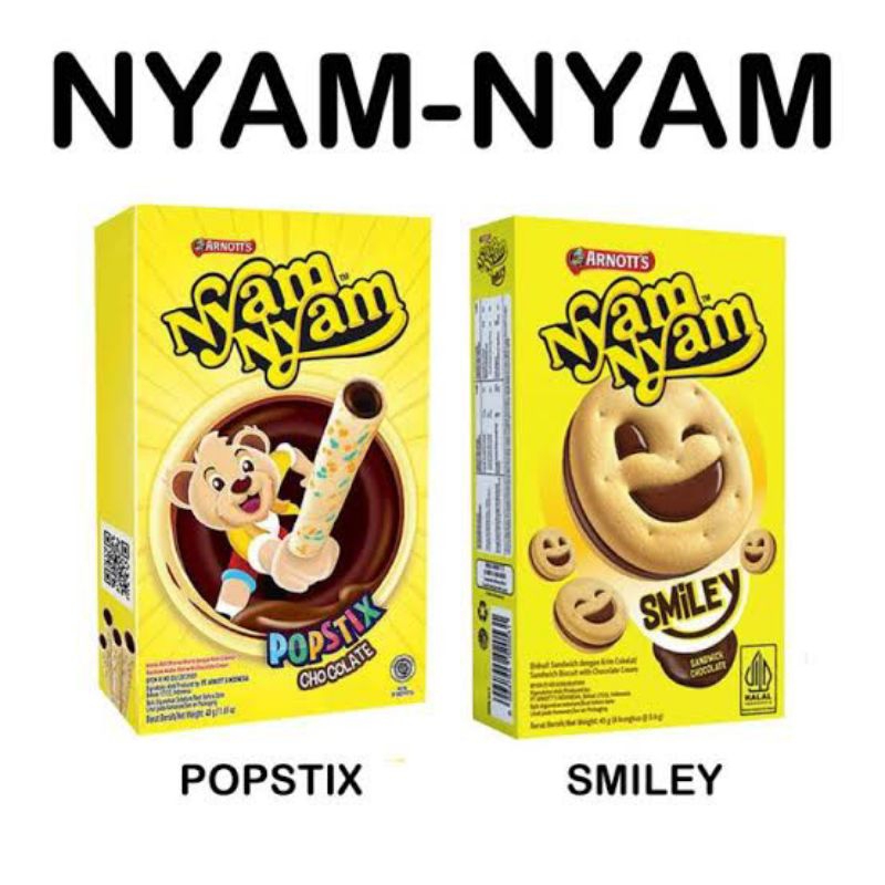 

nyam nyam smile nyam nyam pop stick