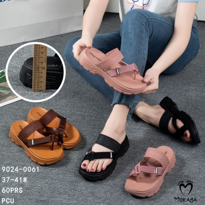 MOKAYA Sendal Jepit Wanita Dewasa Sandal Jelly Imfort Selop Perempuan Terbaru