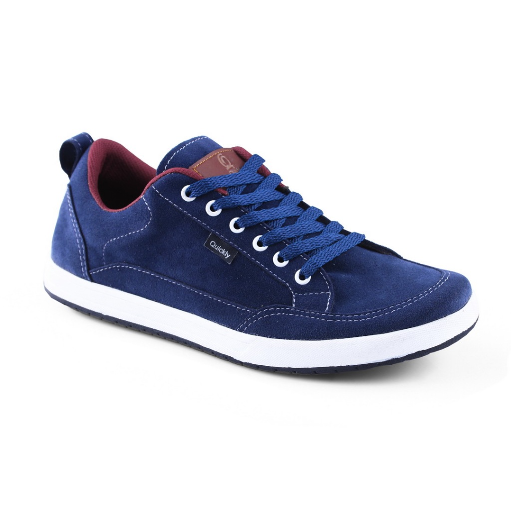 Carter Navy |Local Pride Style x Quickly| Sepatu Sneakers Casual Pria Sepatu Kets Premium Sepatu Kas