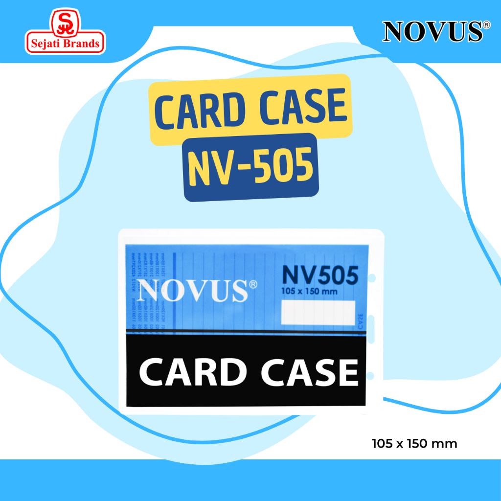 

Novus Card Case/ Kantong ID card/ Plastik Dokumen Kode NV-505 (105 x 150 mm)