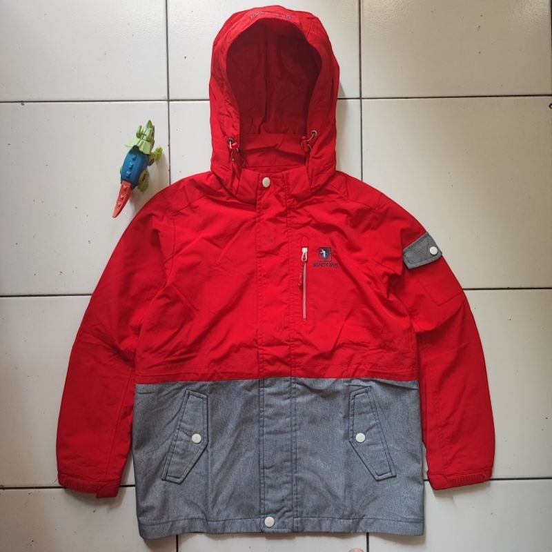 Jaket Outdoor Parka Anak BLACK YAK Mountaineers Half Denim Original Second Preloved Branded Camping 