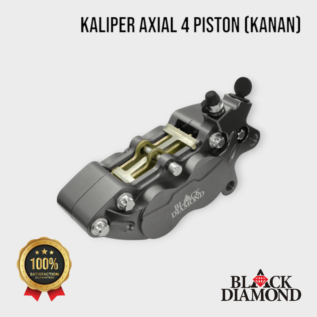 Black Diamond - Kaliper Rem (Kanan) Axial Caliper 4P Piston Big Brake Kit Universal Depan Belakang