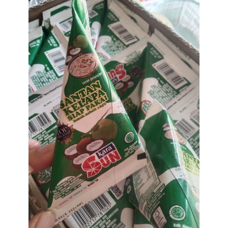 

sun kara santan kelapa cair siap pakai