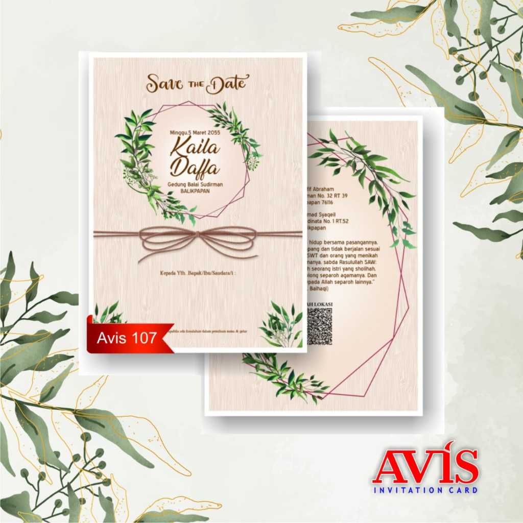 

Undangan Seri Avis 107