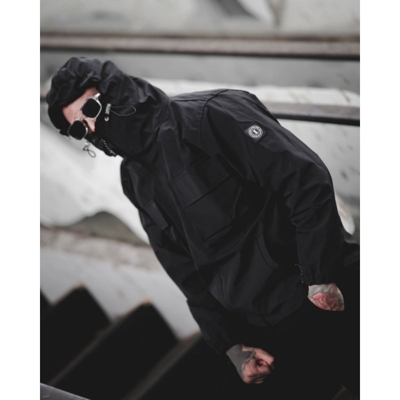 By Indigo Jaket Equator Muntura Bahan Nylon Jaket Casual Jaket Hiking Pria Wanita