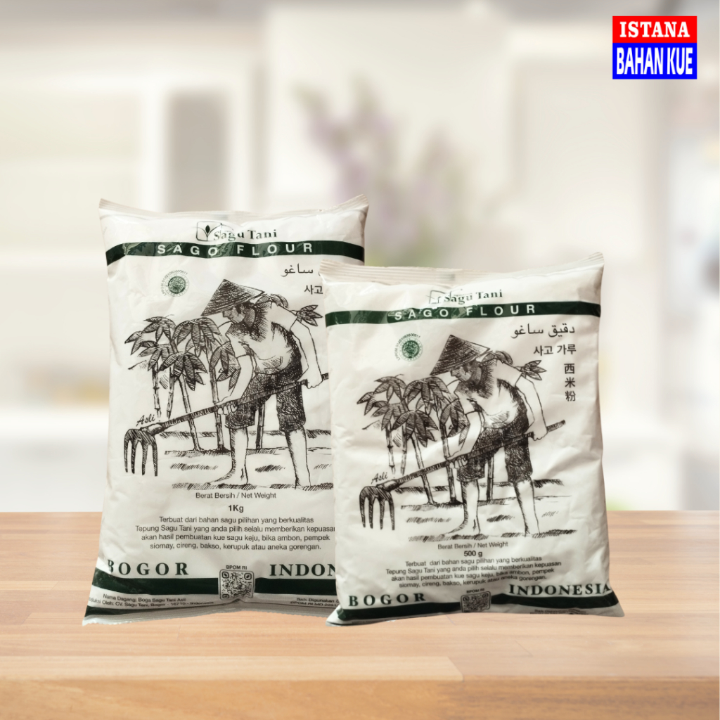 

Tepung sagu tani 1Kg & 500g