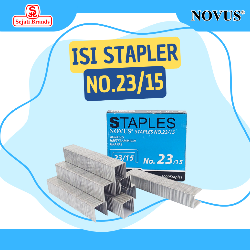 

Novus isi stapler 23/15 - Staples 15 mm