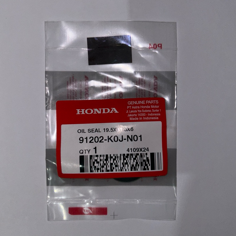 Oil Seal 19.5x31.5x6 Honda Beat K1A