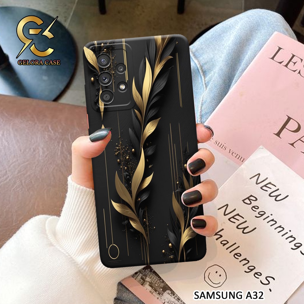 Softcase Samsung Galaxy A32 - geloracase - Casing  Samsung Galaxy A32 - Motif case bunga - Samsung -