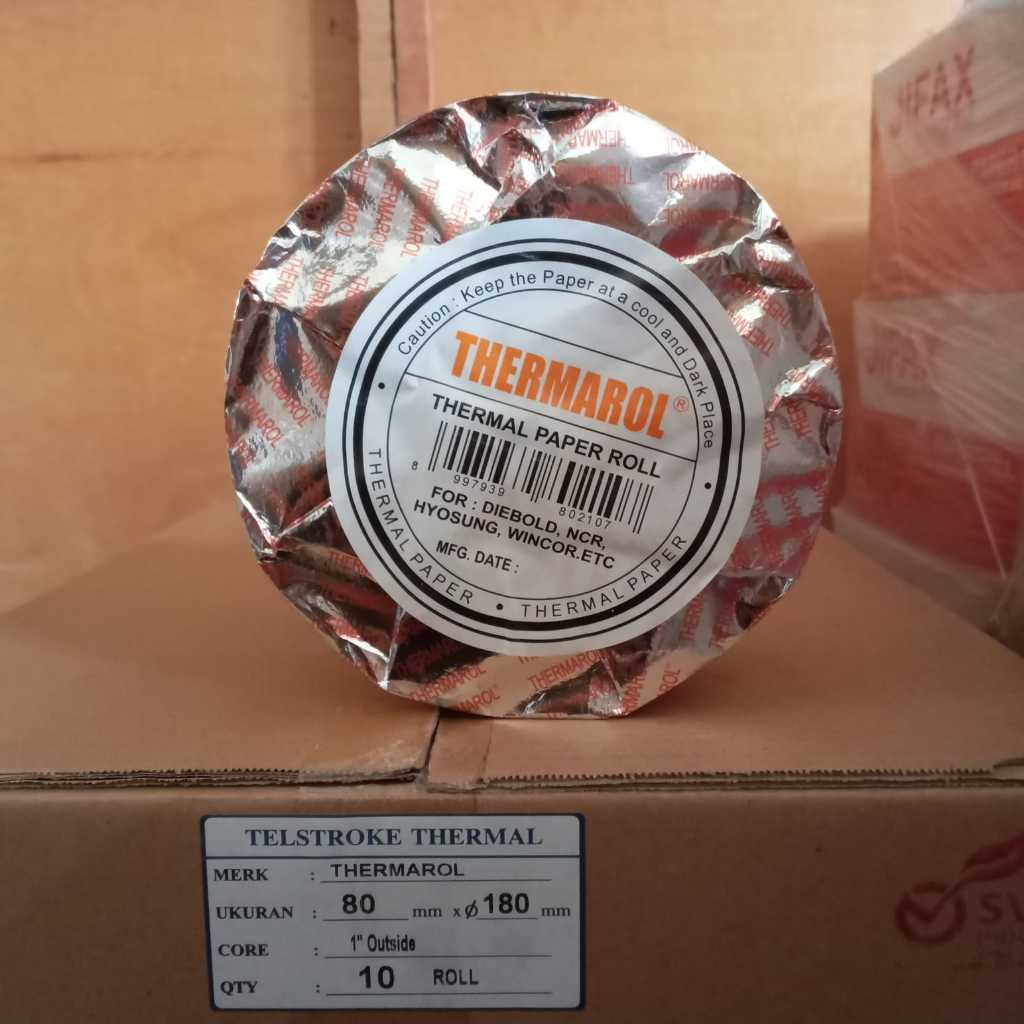 

Thermarol 80mm x 180mm Kertas Thermal per roll