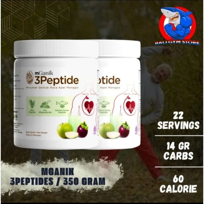 

MGANIK 3PEPTIDE 330gr | SUPPLEMENT JANTUNG 22 SERVINGS BPOM