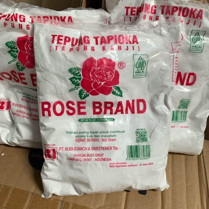 

Tepung Tapioka Rose Brand 500 gram