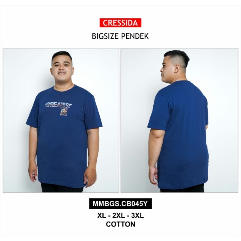 CRESSIDA size XL- XXXL KAOS JUMBO PRIA / KAOS JUMBO CRESSIDA / KAOS BIG SIZE COWOK / KAOS CRESSIDA /