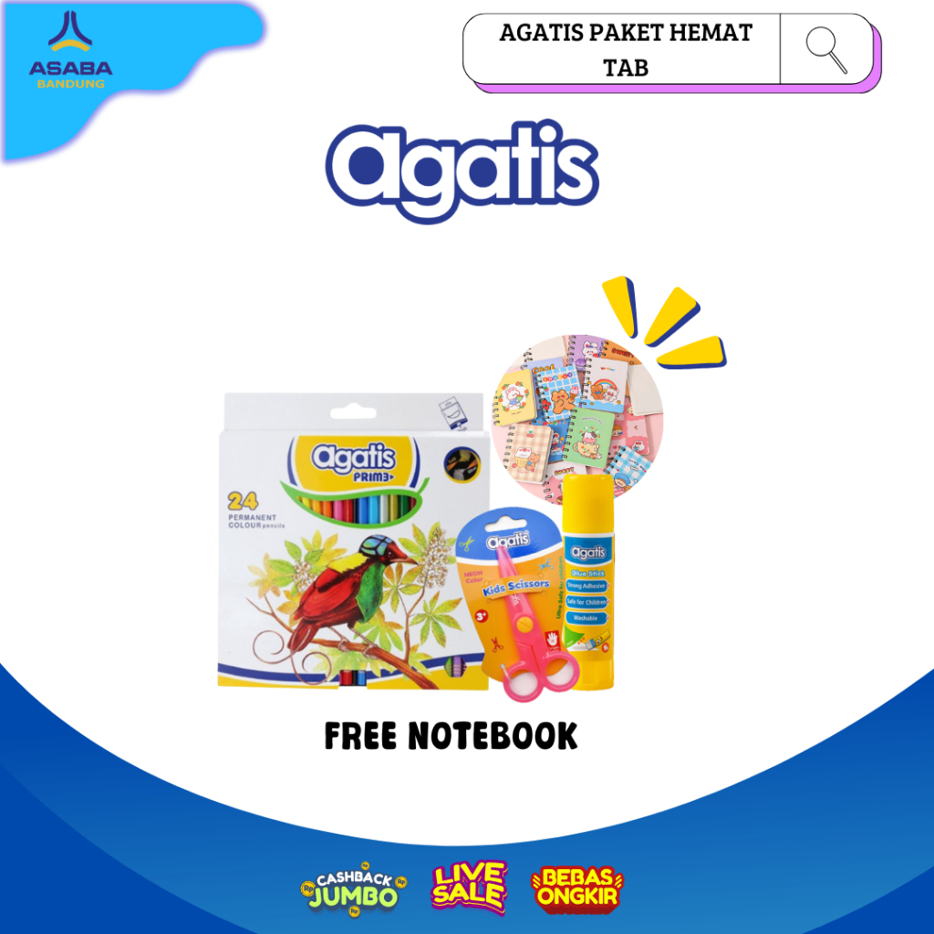 

Asaba Bandung - Agatis Pensil Warna Prime Pensil warna isi 24 / Pensil Warna Set / Pensil Warna Set