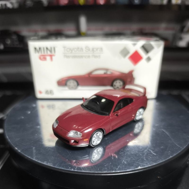 mini gt toyota supra red #46