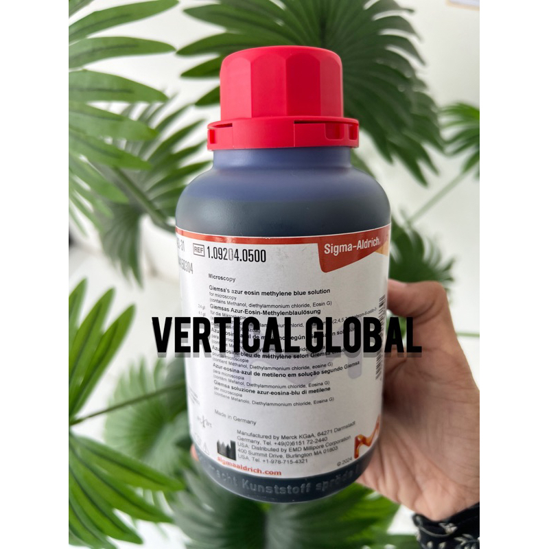 Giemsa Merck 1.09204.0500 500 ml Ed 2027 Gimsa