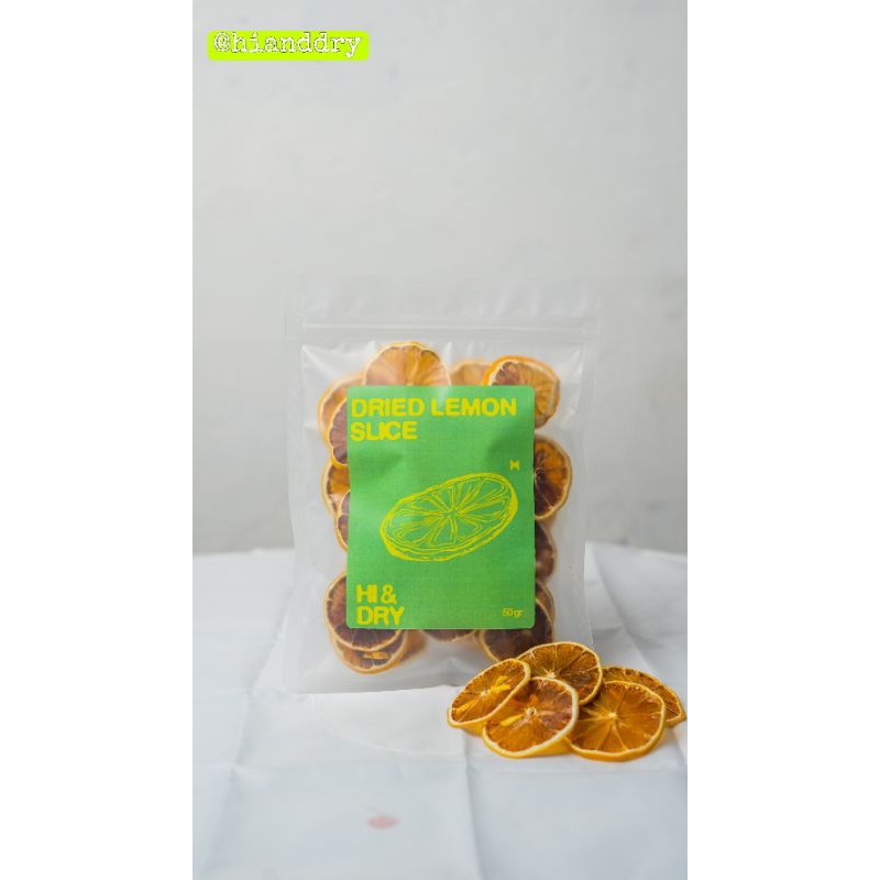 

[hianddry] Dried Lemon Slice // Lemon Kering // Herb Tea // Garnish