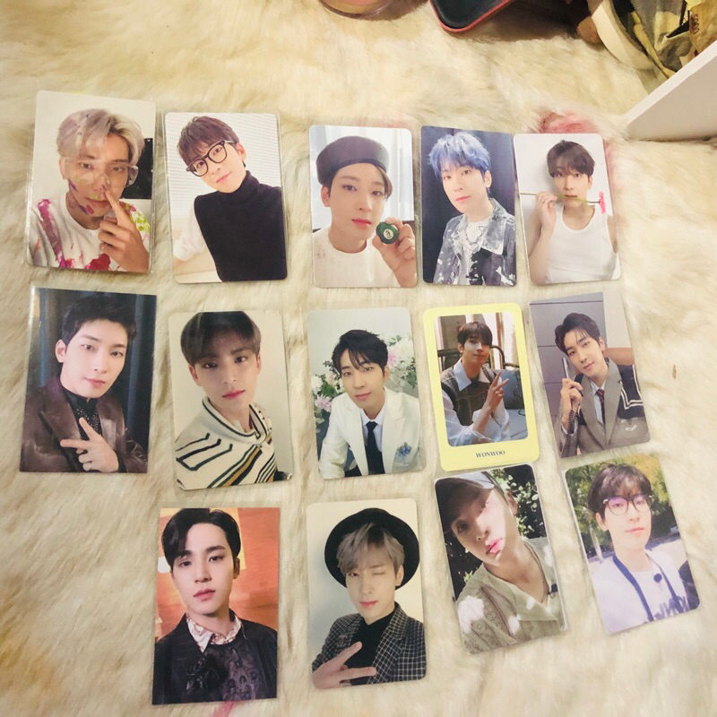Photocard PC Wonwoo Season greeting SG24 2024 Set (include timecard & postcard)