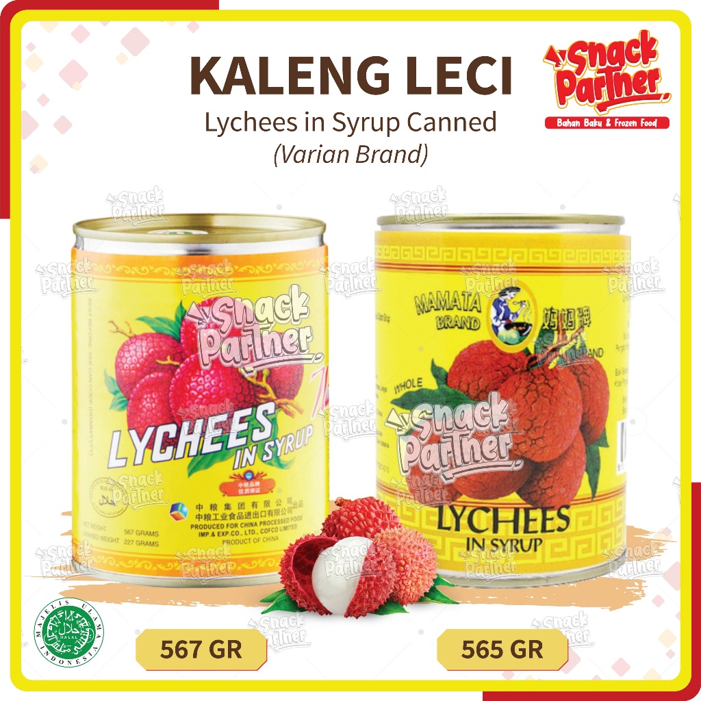 

LYCHEES in Syrup - NARCISSUS 567 GR | MAMATA BRAND 565 GR Buah Kaleng Leci Dalam Sirup / MEI KUI HWA Lychee