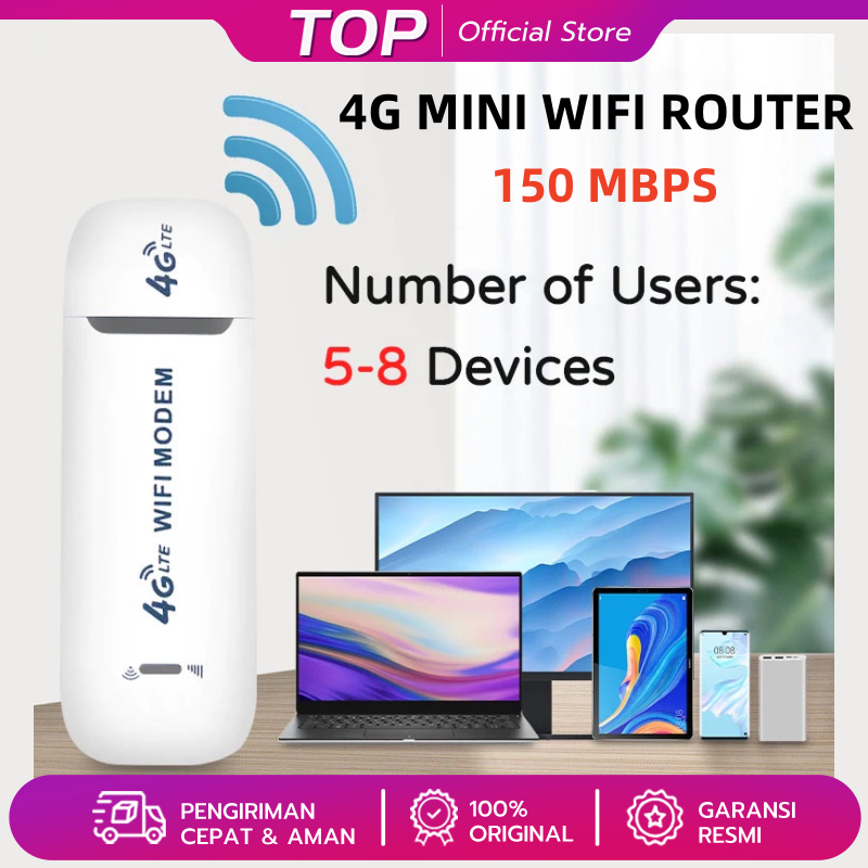 Modem WIFI 4G Support All Operator SIM card 150 Mbps Modem Mifi 4G LTE