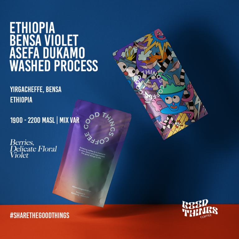 

Ethiopia Bensa Asefa Dukamo Washed | Filter Roast Arabica Coffee