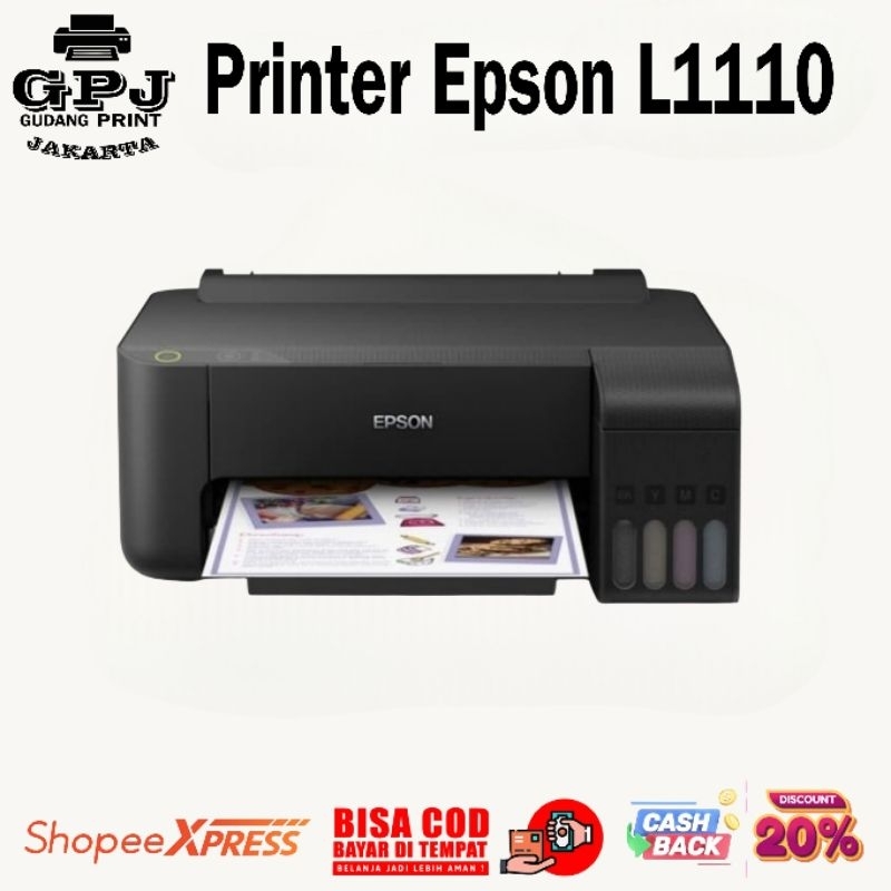 Printer Epson L1110 print only bergaransi