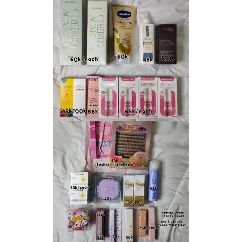 [clearance sell] new sealed skincare makeup underprice