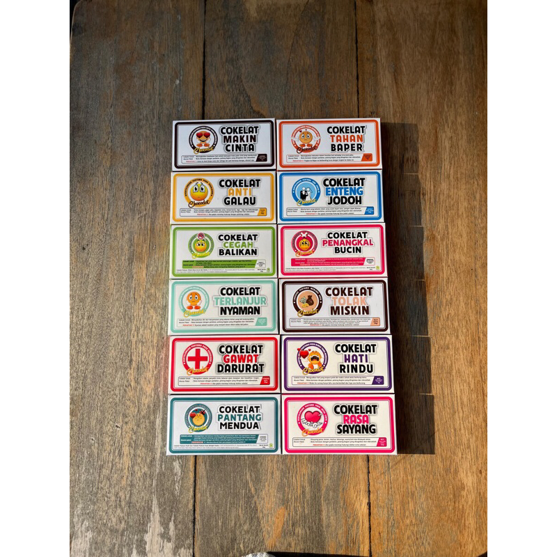 

Chocodot Chocolate Mood Series 50gr - Coklat Oleh Oleh Khas Garut