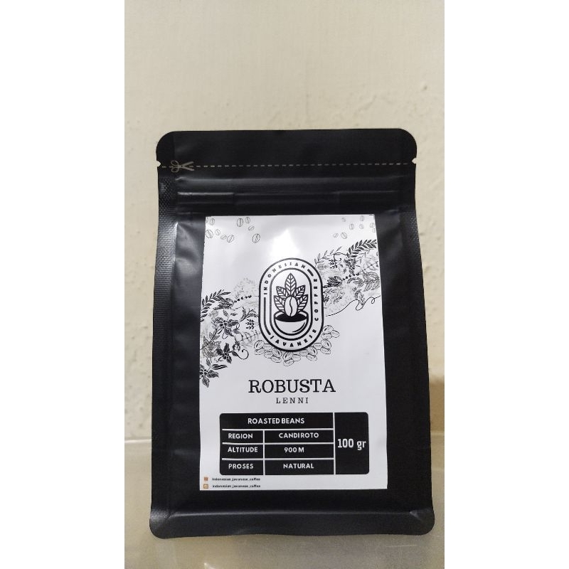 

Kopi Robusta Leni 100 gr