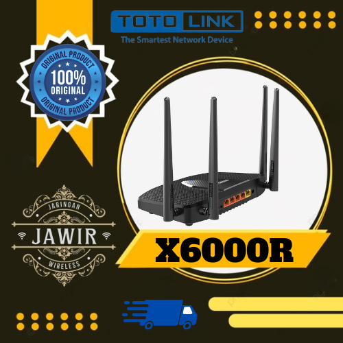 TOTOLINK X6000R - Wireless Dual Band Gigabit AX3000 - Wi-Fi 6 Router