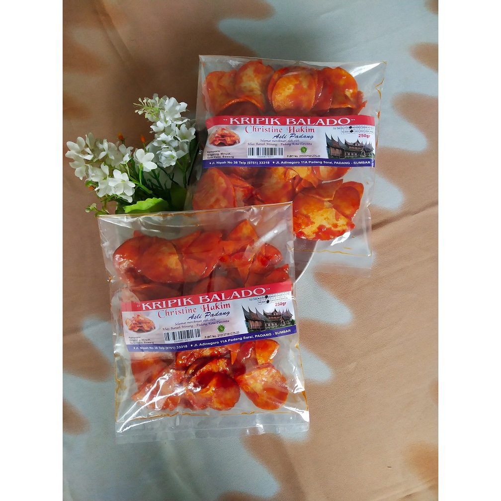 

Keripik Balado Christine Hakim Bulat dan Panjang