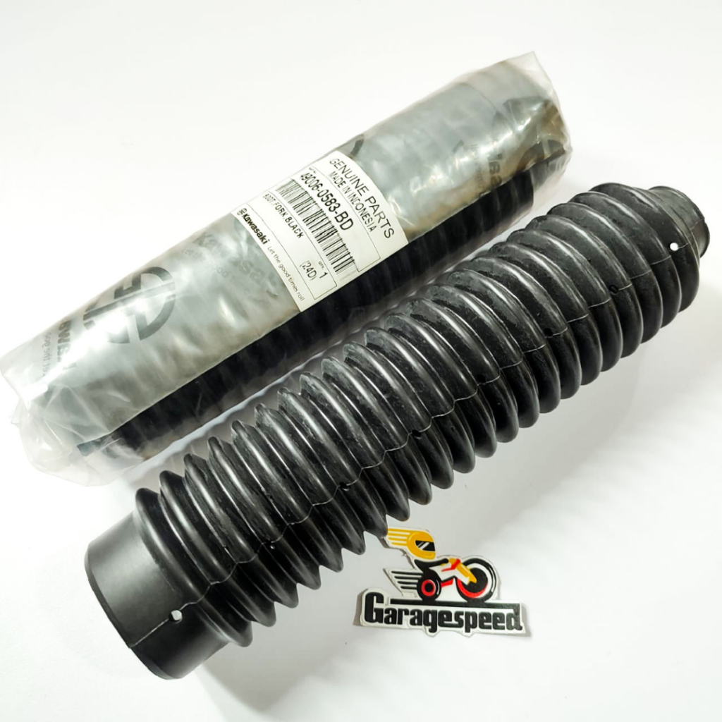KARET PELINDUNG SHOCK DEPAN KLX 150 L KLX 140 KLX 230 KAWASAKI ORIGINAL