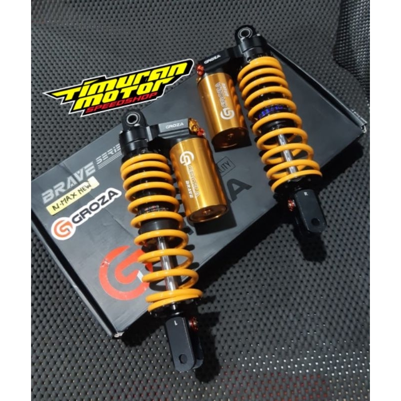 SHOCK GROZA BRAVE SERIES NMAX NEW - AEROX YELLOW 305 MM
