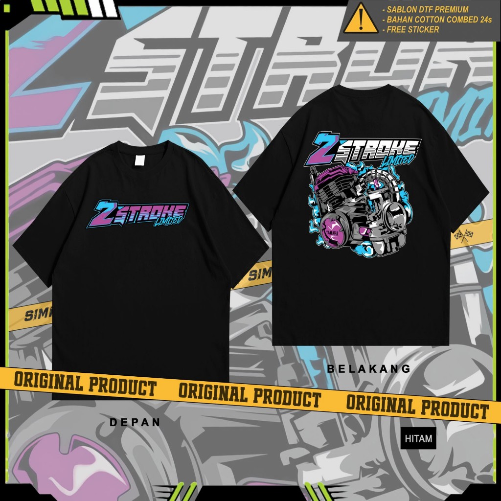Kaos Racing 2 Stroke | Kaos Motor Knalpot 2 Tak | Kaos Racing Otomotif