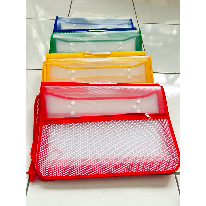 

Map Zipper Bag Plastik Tebal / Map Resleting folio