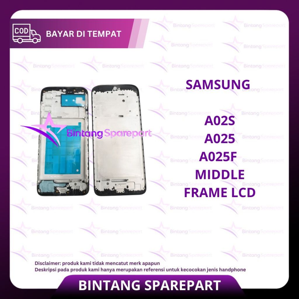 MIDDLE FRAME LCD SAMSUNG A02S /A025 /A025F