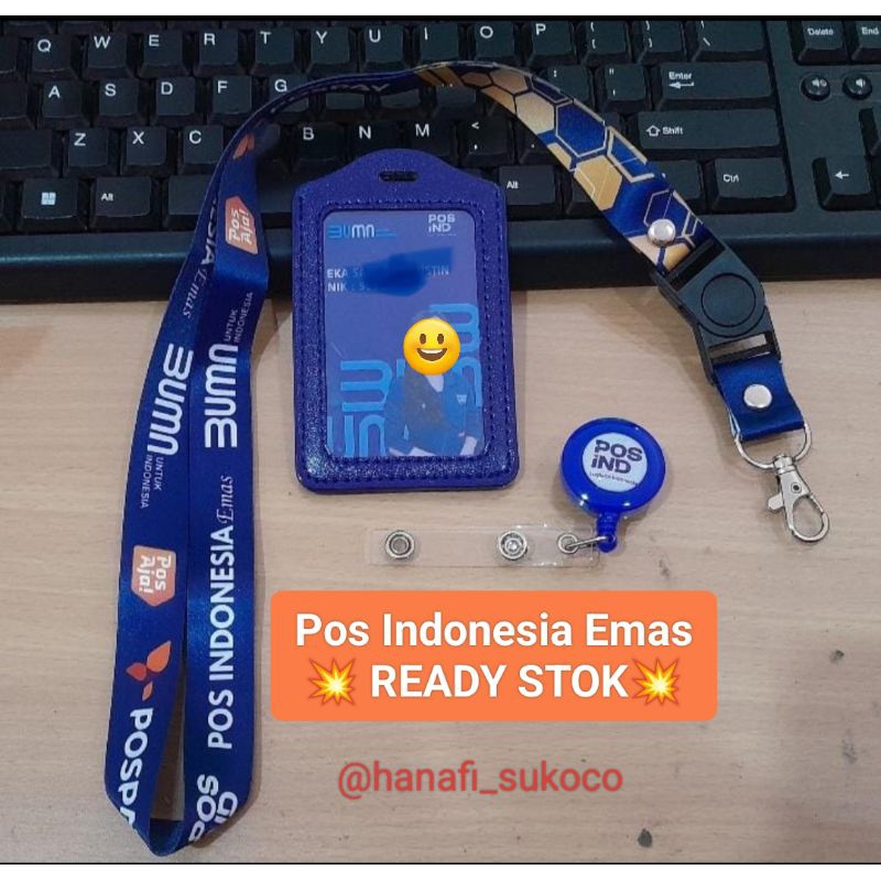 

POS INDONESIA EMAS POSINDO EMAS POSINDO POS AJA POS PAS pos pay [READY STOK] Lanyard printing satuan