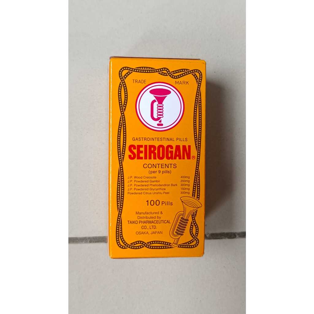 

Seirogan 100 pills Gastrointestinal Pills Trumpet Brand