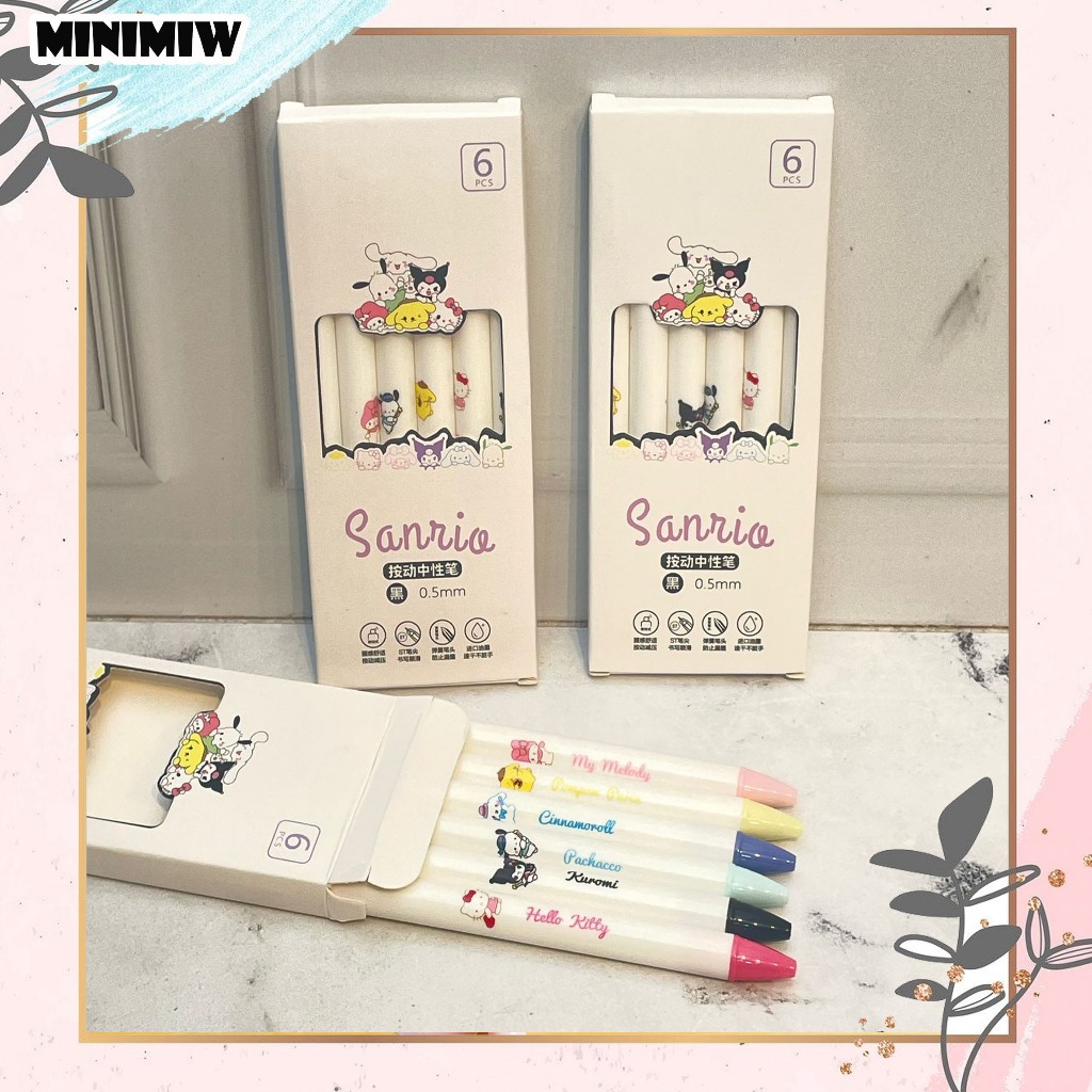 

PEN CETEK SANRIO PREMIUM MEWAH 1 SET ISI 6 pcs PC-1518 PEN PENA MEKANIK BOLPEN BOLPOIN LUCU ANAK ALAT TULIS KANTOR SEKOLAH MURAH TERMURAH COD